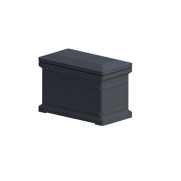 Rts Companies Us RTS Companies US 5502-00501A-79-81 Standard Horizontal Architectural ParcelWirx Delivery Drop Box - Graphite 5502-00501A-79-81 - main